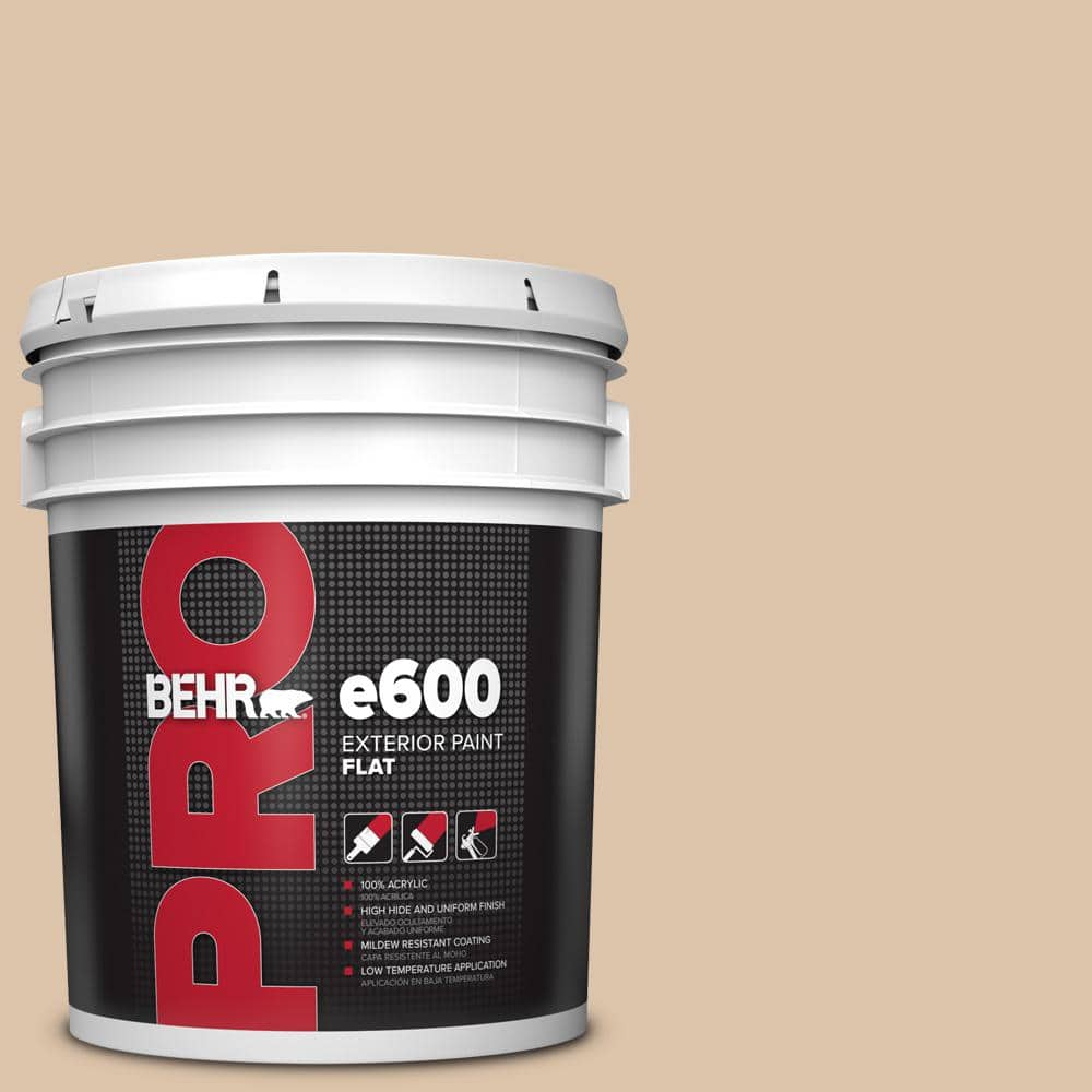 BEHR PRO 5 gal. #PPU4-08 Plateau Flat Exterior Paint