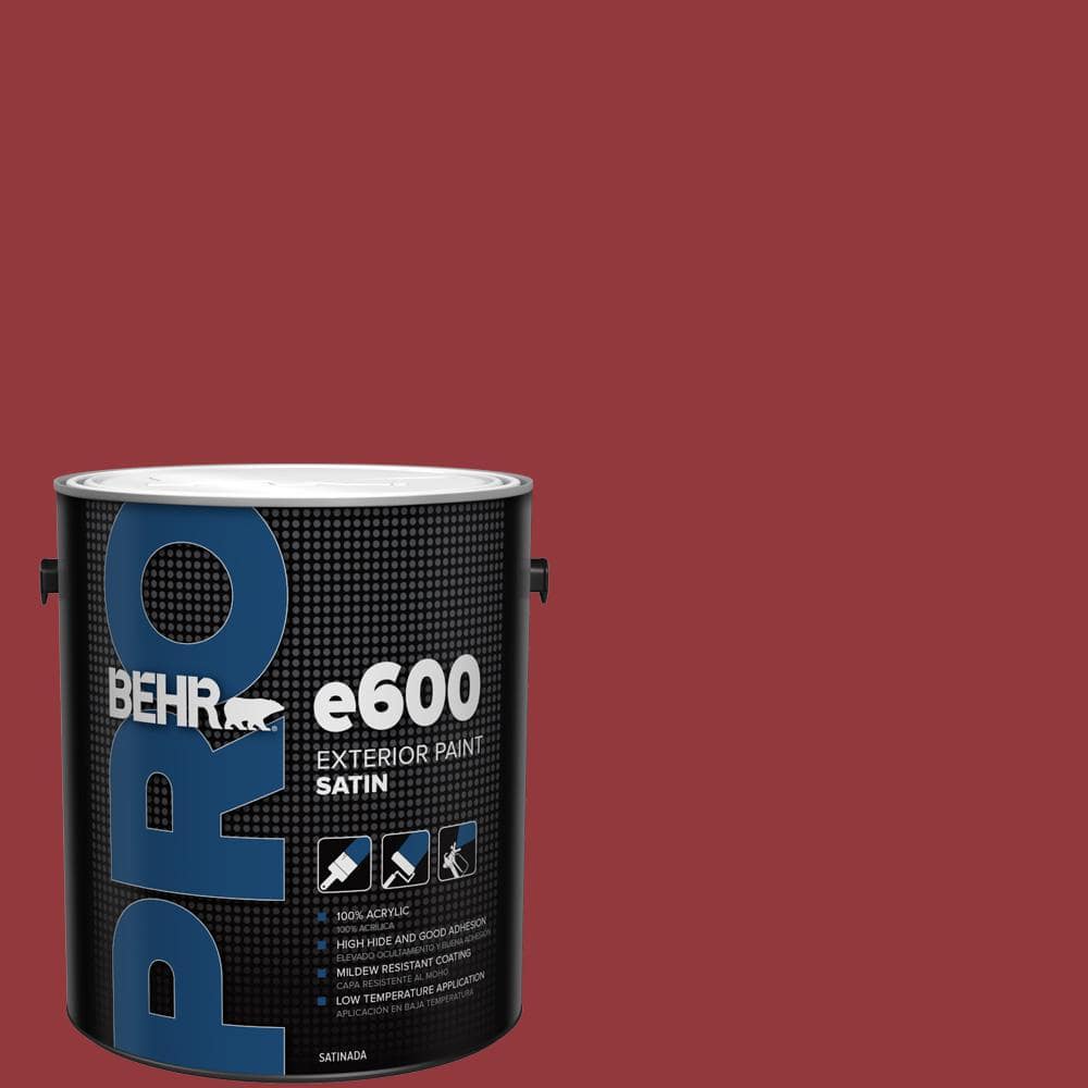 BEHR PRO 1 gal. #ECC-32-3 Cherry Tree Satin Exterior Paint (1)