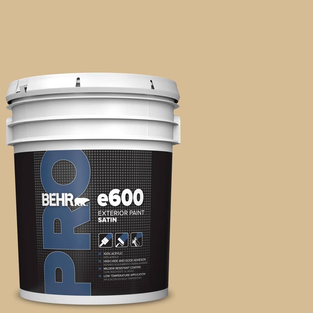 BEHR PRO 5 gal. #330F-4 Pebble Path Satin Exterior Paint