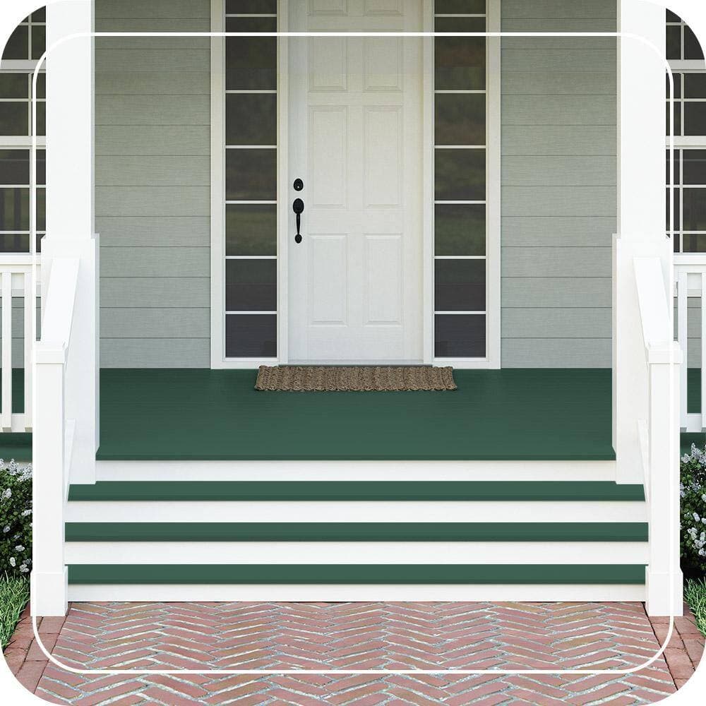 BEHR PREMIUM #M430-7 Textured Low-Lustre Enamel Interior/Exterior Porch and Patio Anti-Slip Floor Paint (2)