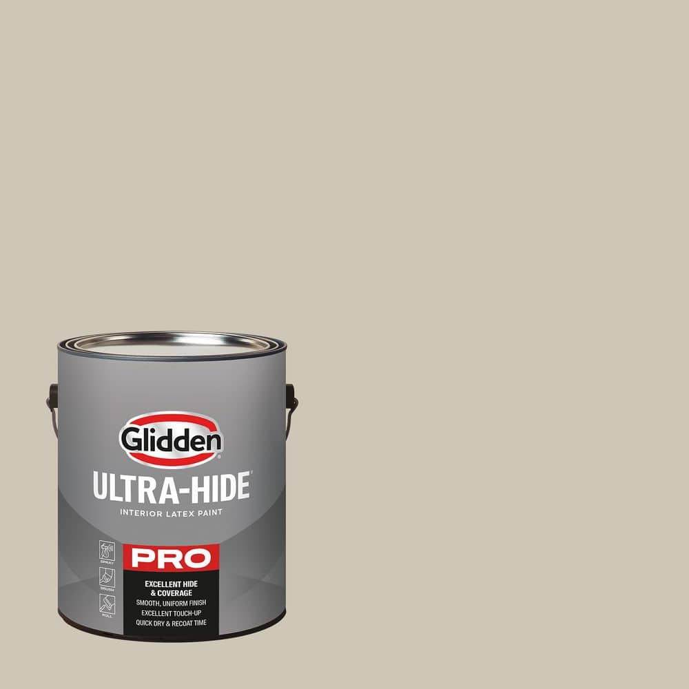Glidden Ultra-Hide 1 gal. PPG14-32 Ostrich Feather Ultra Flat Interior Paint