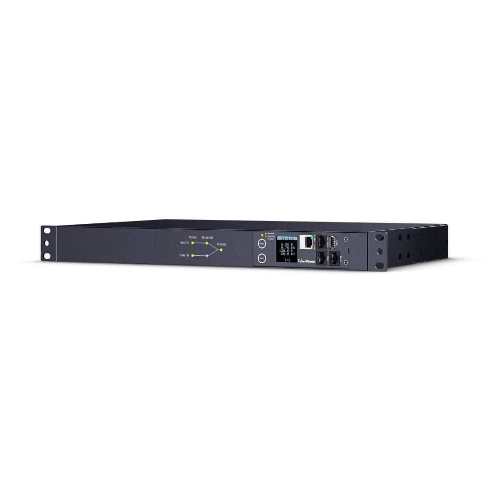 CyberPower Switched ATS PDU, 100-120V, 15A (Derated to 12A), 10 Outlets, 1U Rackmount (2)