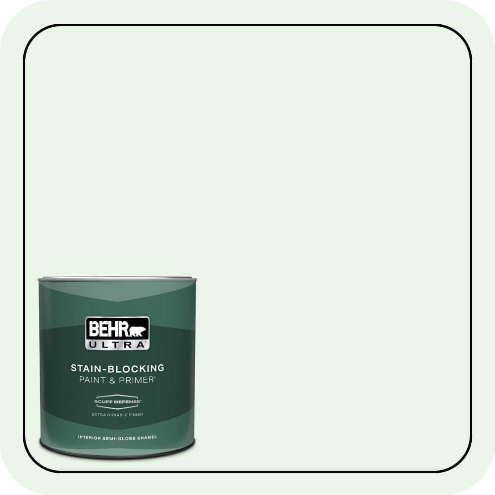 BEHR ULTRA 1 qt. #460A-1 Bubble Extra Durable Semi-Gloss Enamel Interior Paint & Primer
