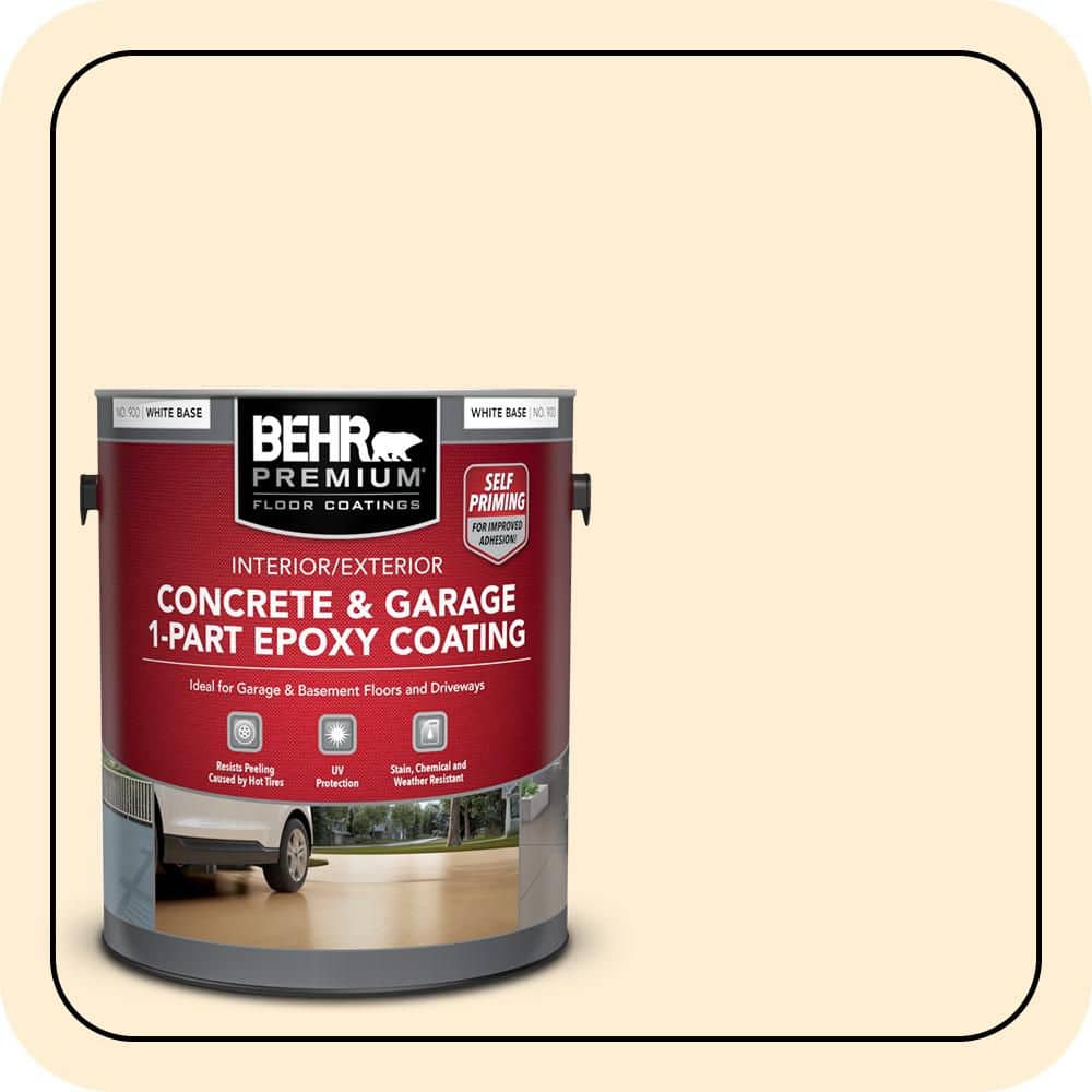 BEHR PREMIUM #M270-1 Self-Priming 1-Part Epoxy Satin Interior/Exterior Concrete and Garage Floor Paint (1)