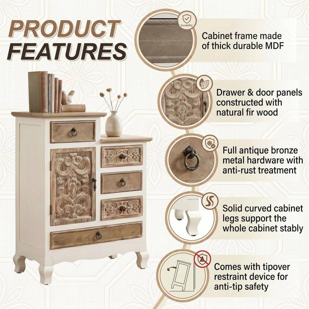 Boosicavelly 22 in. W 12 in. D 30.25 in. H Linen Cabinet (4)