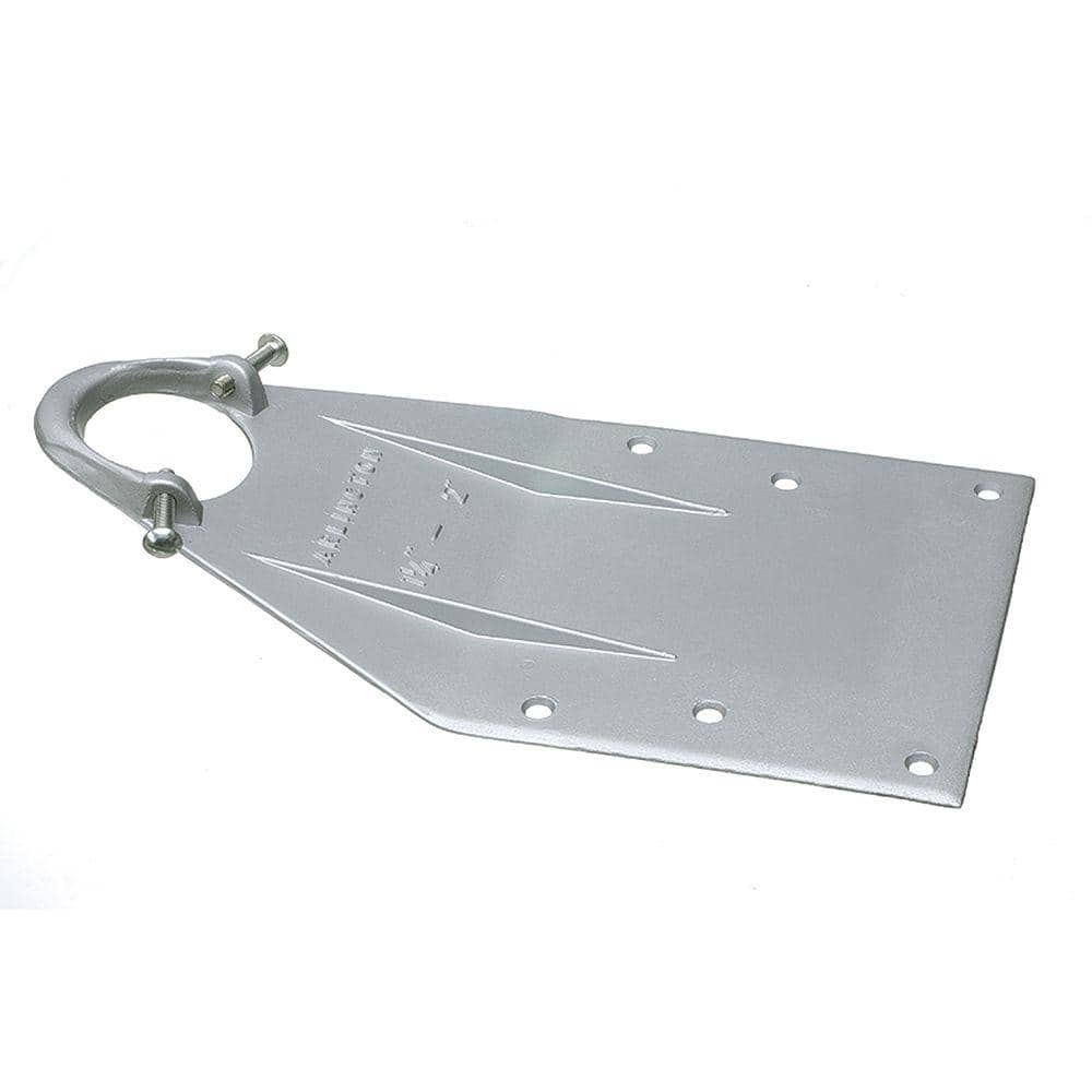 Arlington Industries 8 in x 14 in x 1 1/4 in Aluminum Pipe Flashing Silver 1-Pack