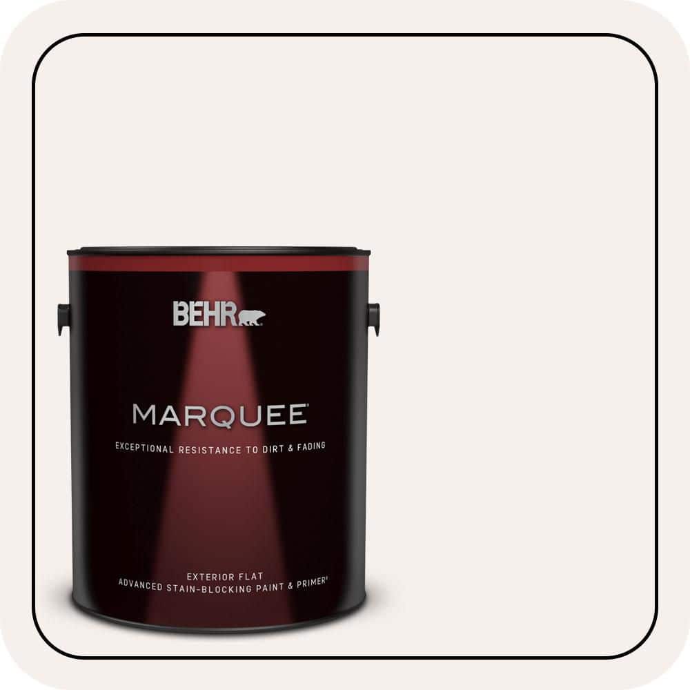 BEHR MARQUEE 1 gal. #W-B-610 Soft Breeze Flat Exterior Paint & Primer