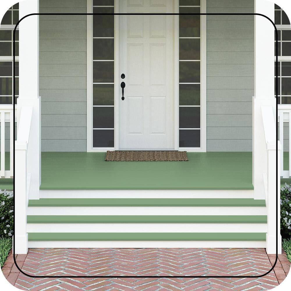BEHR PREMIUM #M400-5 Textured Low-Lustre Enamel Interior/Exterior Porch and Patio Anti-Slip Floor Paint (2)