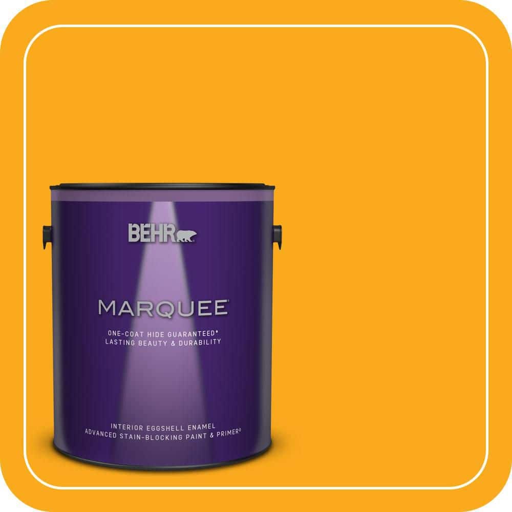 BEHR MARQUEE 1 gal. #P270-7 Sunny Side Up Eggshell Enamel Interior Paint & Primer