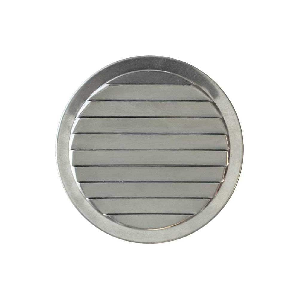 Gibraltar Building Products 3.5 in x 0.63 in. Round Top Aluminum Roof Louvers