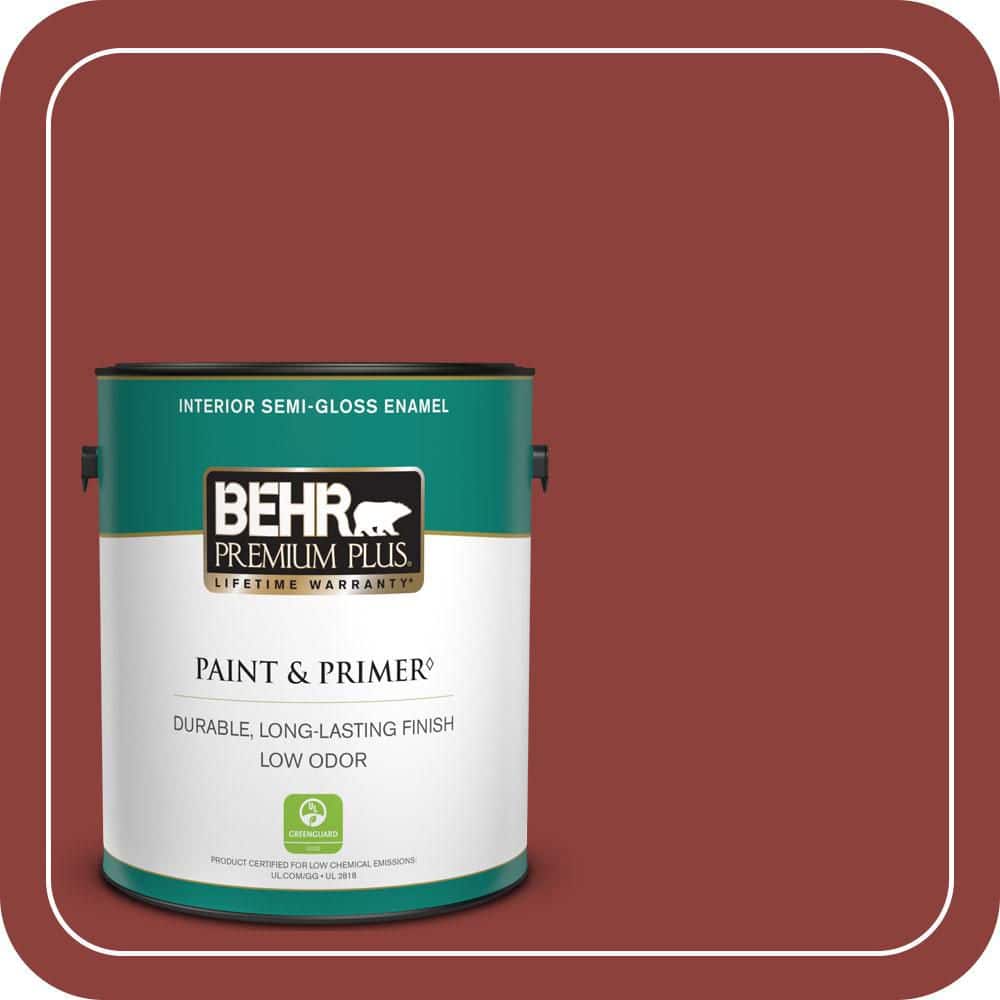 BEHR PREMIUM PLUS 1 gal. #PPU2-03 Allure Semi-Gloss Enamel Low Odor Interior Paint & Primer