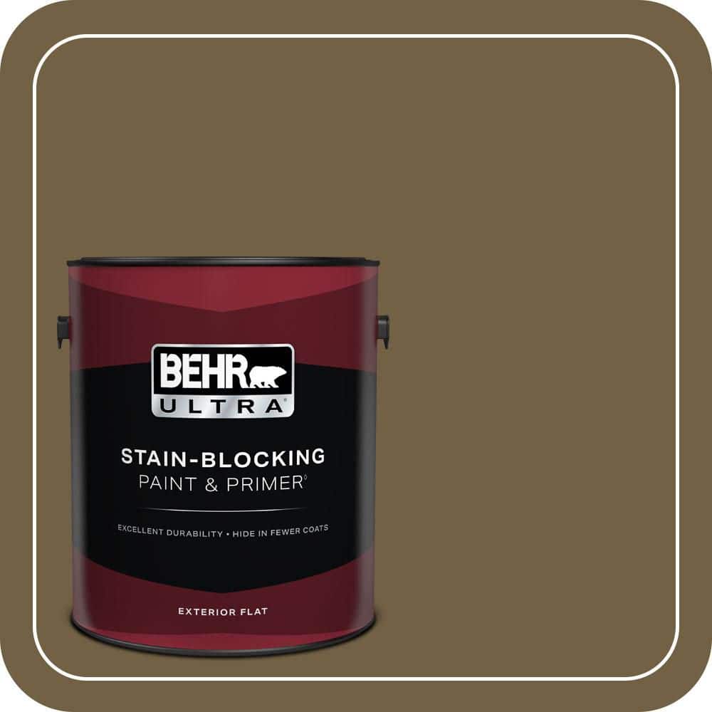 BEHR ULTRA 1 gal. #PPU7-02 Tree Swing Flat Exterior Paint & Primer