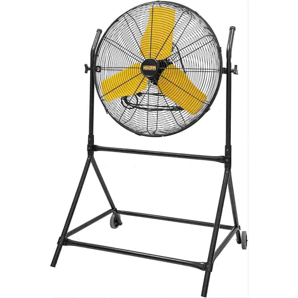 Deeshe 7900 CFM 24 in. Roll-About Tilt Stand Fan with Ball Bearing Powerful 2/5HP Motor, 9 ft. Power Cord, 180° Tilting (1)