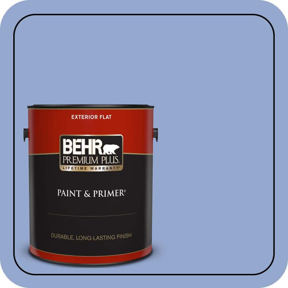 BEHR PREMIUM PLUS 1 gal. #M540-4 Hopeful Dream Flat Exterior Paint & Primer