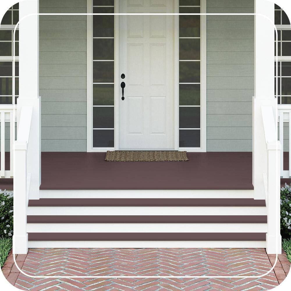 BEHR PREMIUM #N120-7 Textured Low-Lustre Enamel Interior/Exterior Porch and Patio Anti-Slip Floor Paint (2)