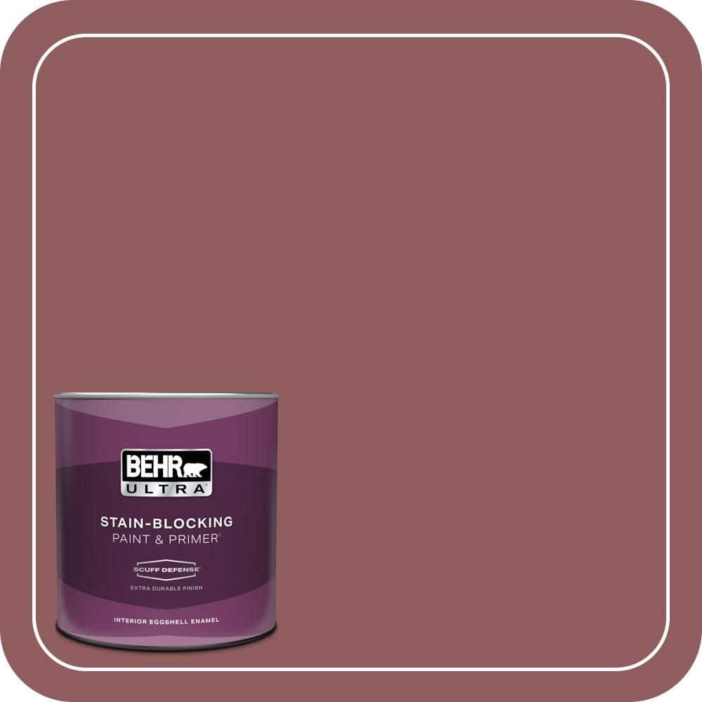 BEHR ULTRA 1 qt. #S130-6 Spiced Potpourri Extra Durable Eggshell Enamel Interior Paint & Primer