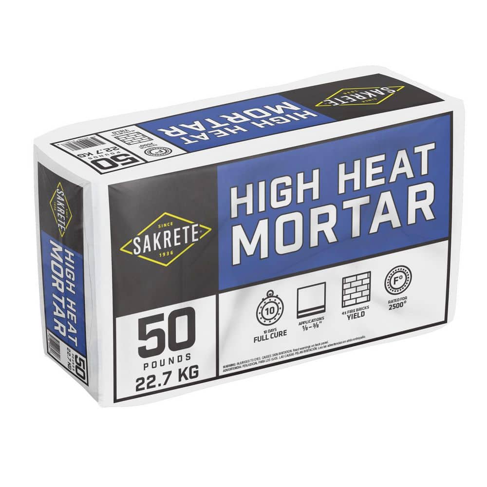 SAKRETE 50 lb. High Heat Mortar Mix