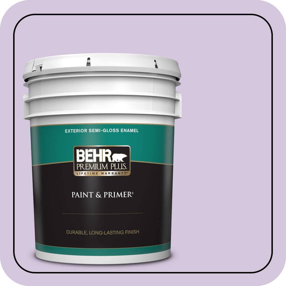 BEHR PREMIUM PLUS 5 gal. #M570-3 On Location Semi-Gloss Enamel Exterior Paint & Primer