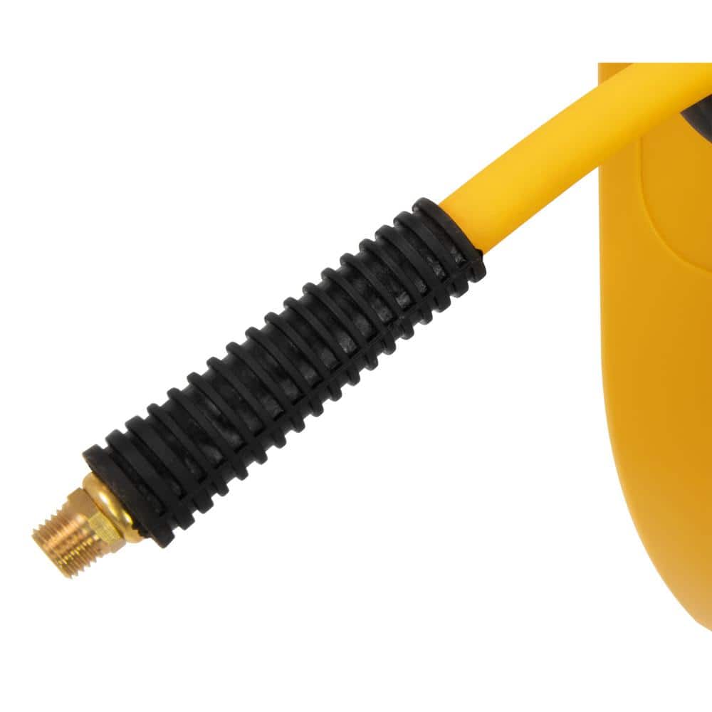 DEWALT Enclosed Hybrid Polymer 3/8 in. x 50 in. Hose Reel with 1/4 in. NPT Fitting (3)