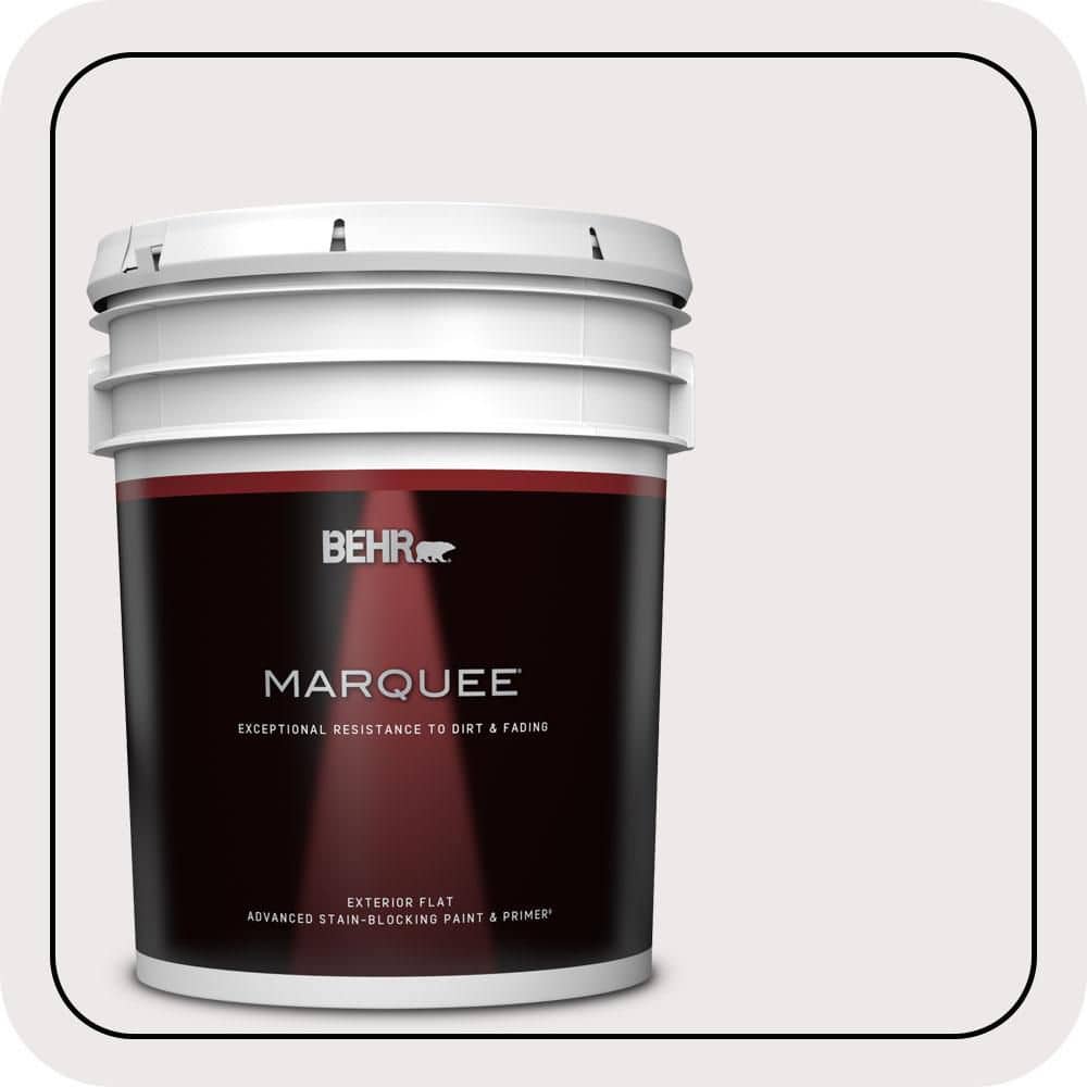 BEHR MARQUEE 5 gal. #670E-1 Timeless Day Flat Exterior Paint & Primer