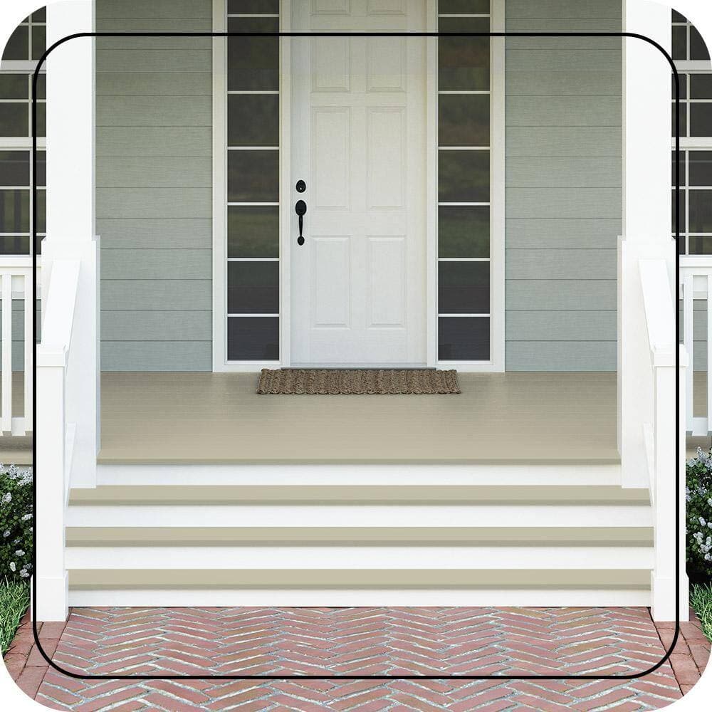 BEHR PREMIUM #PPU9-19 Textured Low-Lustre Enamel Interior/Exterior Porch and Patio Anti-Slip Floor Paint (2)