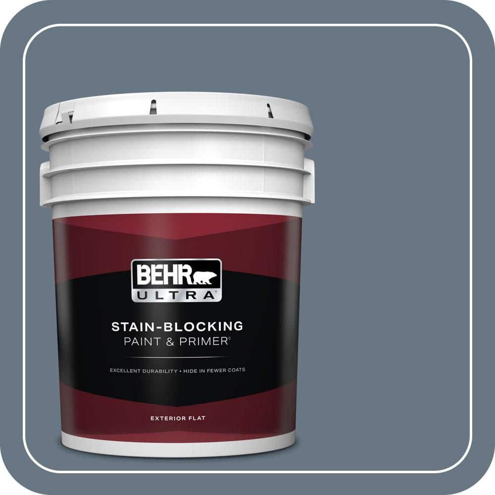 BEHR ULTRA 5 gal. #MQ5-19 Hypnotic Flat Exterior Paint & Primer
