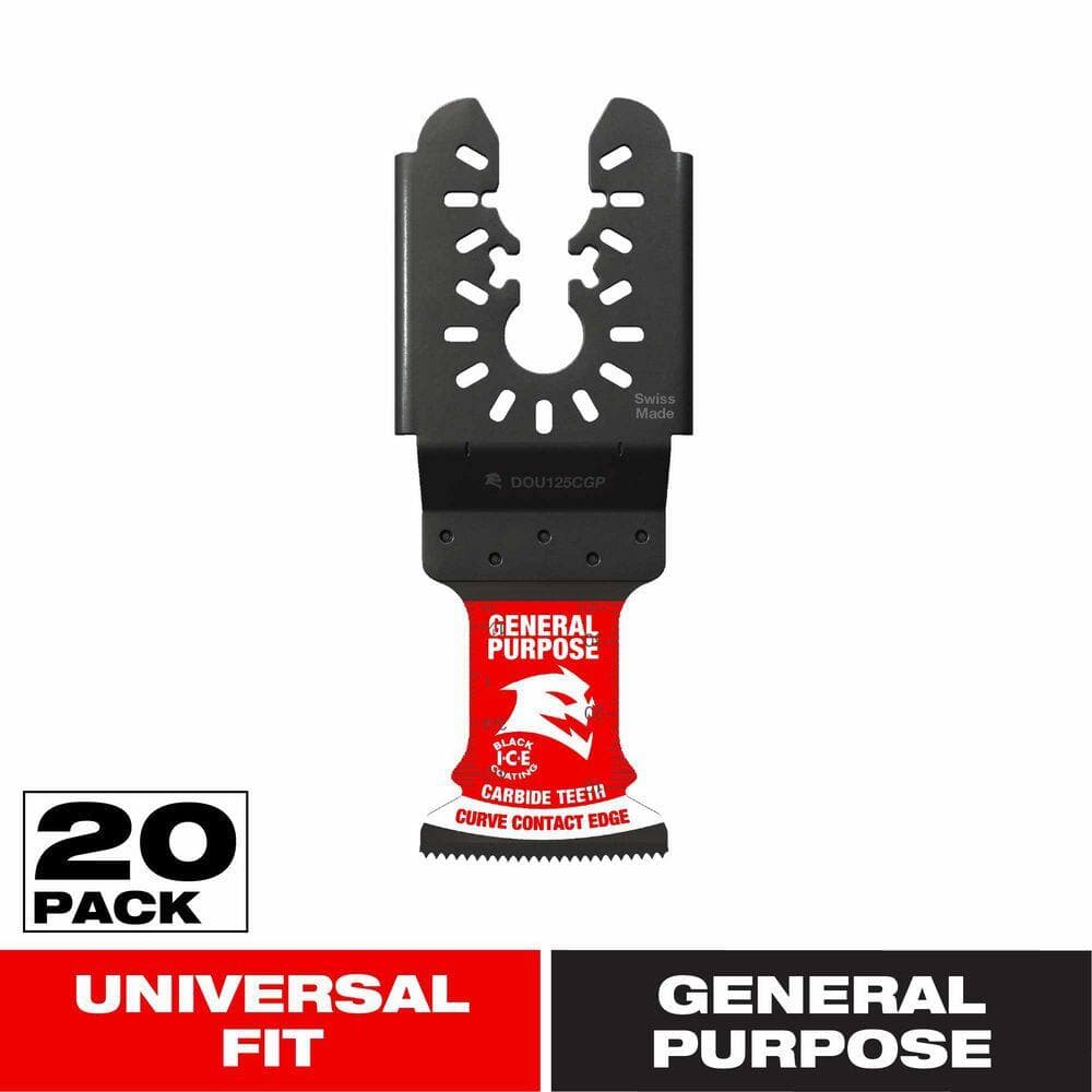 DIABLO 1-1/4 in. AMPED Demo Demon Universal Fit Carbide Teeth Oscillating Blade for General Purpose (20-Pack) (2)