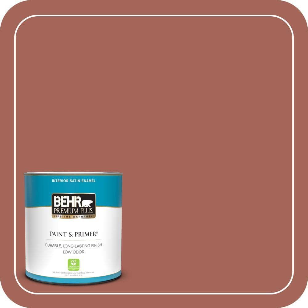 BEHR PREMIUM PLUS #HDC-CL-08 Sun Baked Earth Enamel Low Odor & Primer (1)