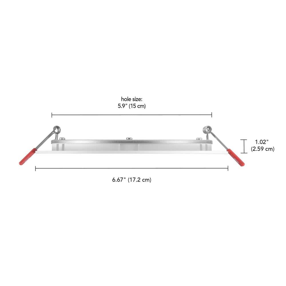 Commercial Electric 10-Pack 6 in. Value Series Slim Integrated LED Soft White Color Temperature Dimmable Canless Recessed Light, White (3)