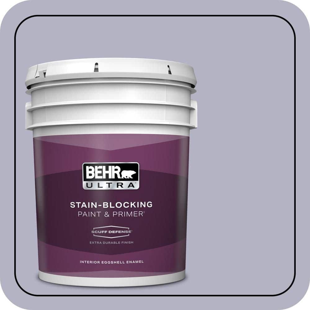 BEHR ULTRA 5 gal. #640F-4 Fading Sunset Extra Durable Eggshell Enamel Interior Paint & Primer
