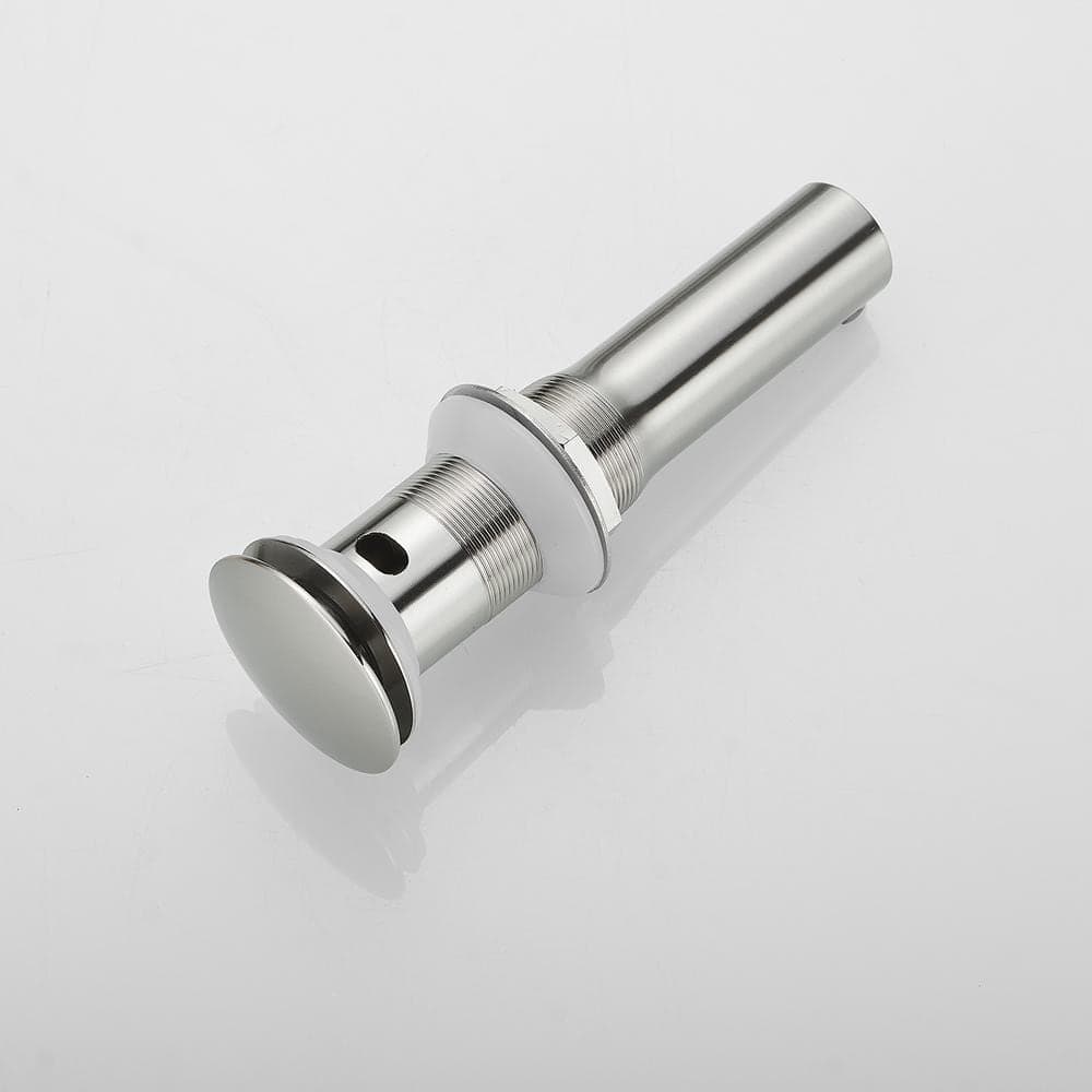 BWE Bathroom Sink Pop-Up Drain with Overflow Brushed Nickel (2)