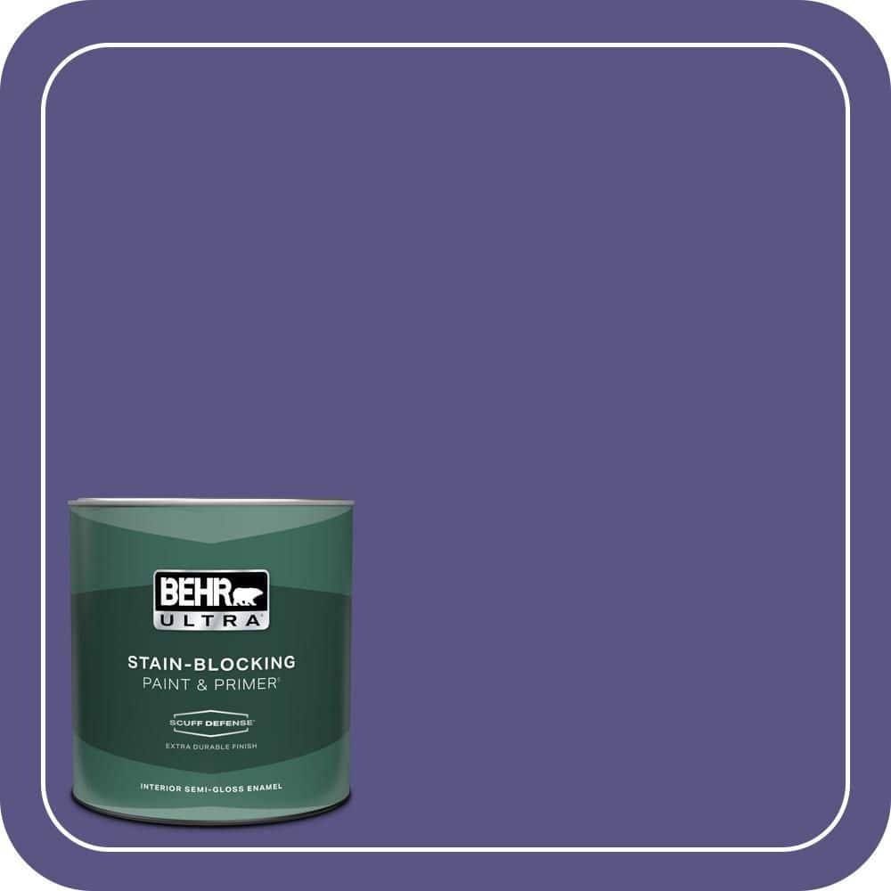 BEHR ULTRA 1 qt. #PPU16-01 Aurora Splendor Extra Durable Semi-Gloss Enamel Interior Paint & Primer