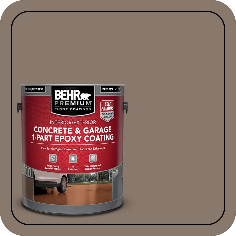 BEHR PREMIUM #MQ2-38 Self-Priming 1-Part Epoxy Satin Interior/Exterior Concrete and Garage Floor Paint (1)