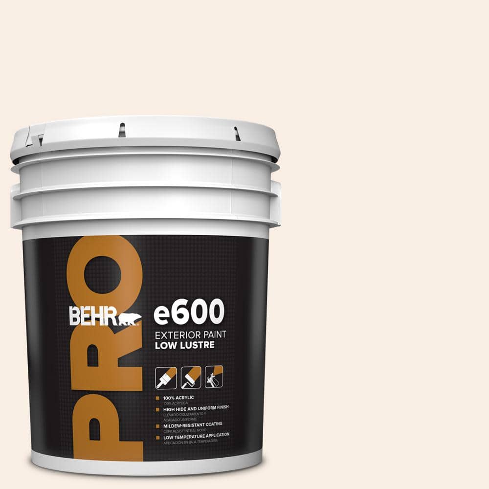 BEHR PRO 5 gal. #250C-1 Bermuda Shell Low Luster Exterior Paint