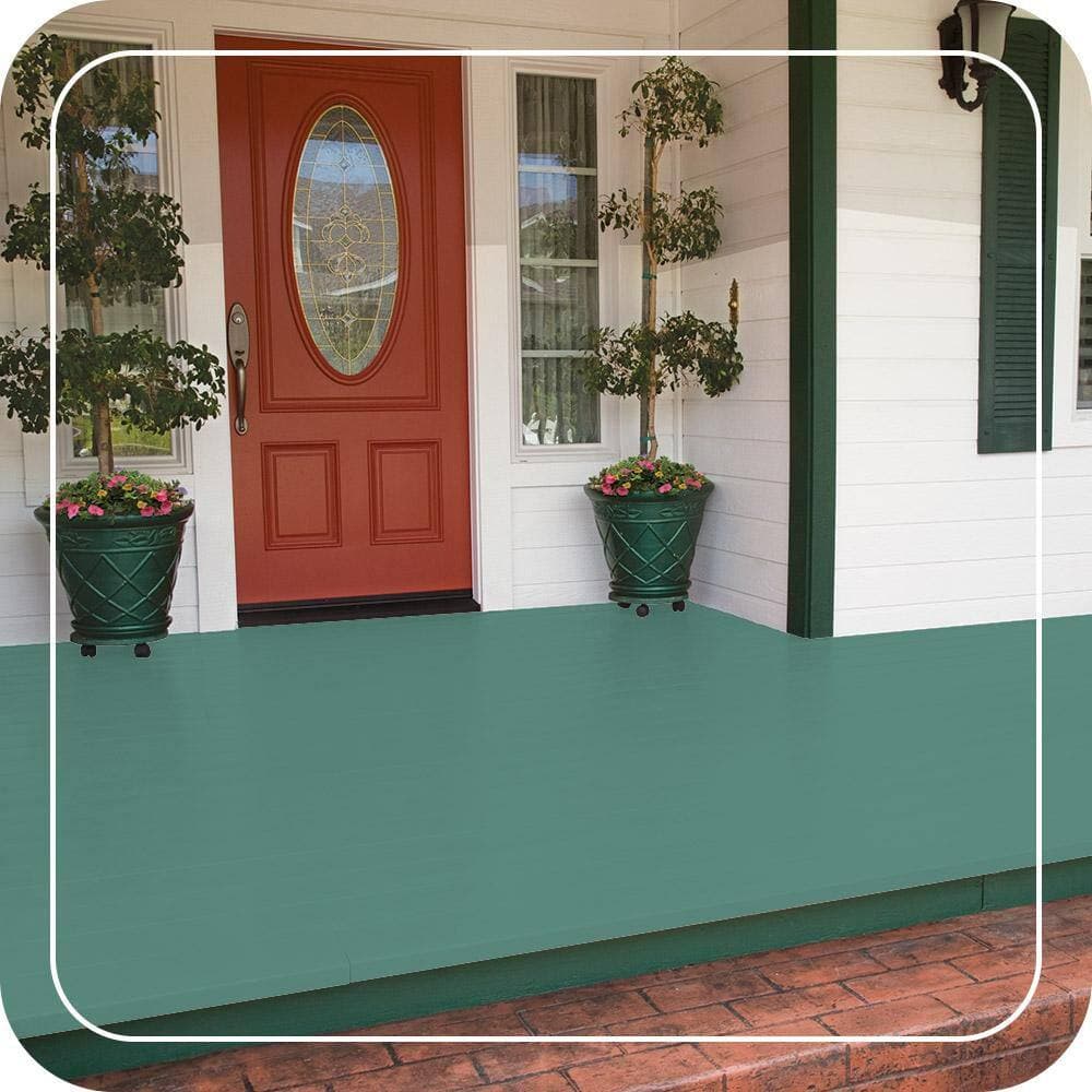 BEHR PREMIUM #T17-15 Low-Lustre Enamel Interior/Exterior Porch and Patio Floor Paint (2)