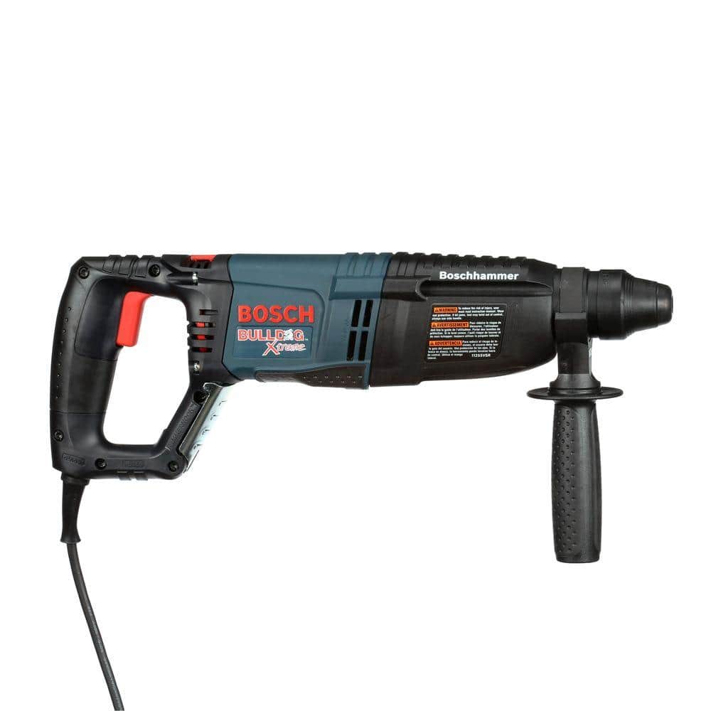 Bosch Bulldog Xtreme 8 Amp 1 in. Corded Variable Speed SDS-Plus Concrete/Masonry Rotary Hammer Drill with Carrying Case (3)