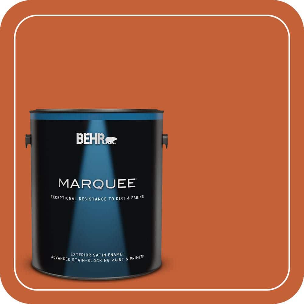 BEHR MARQUEE 1 gal. #T18-02 Civara Satin Enamel Exterior Paint & Primer