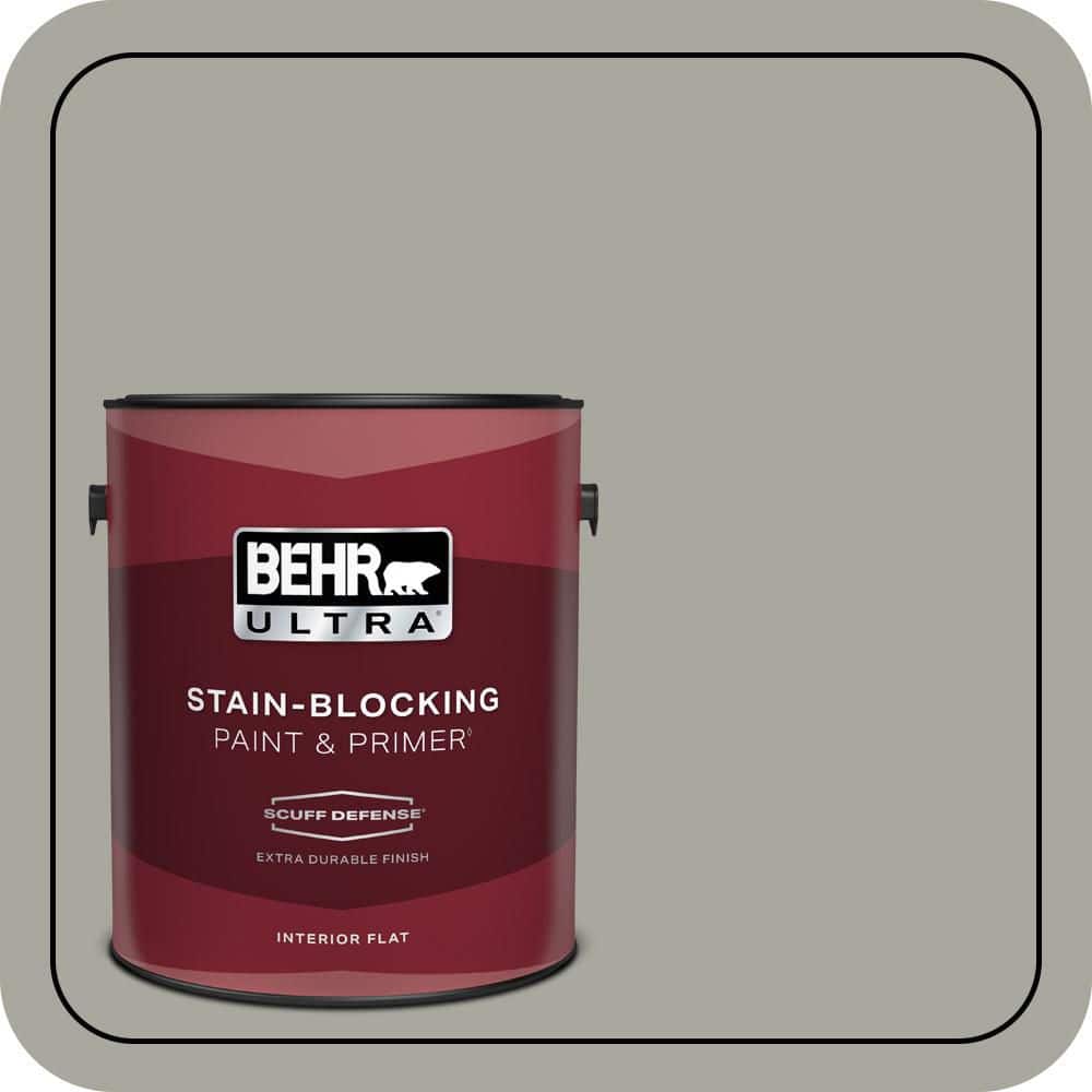 BEHR ULTRA 1 gal. #PPU25-05 Old Celadon Extra Durable Flat Interior Paint & Primer