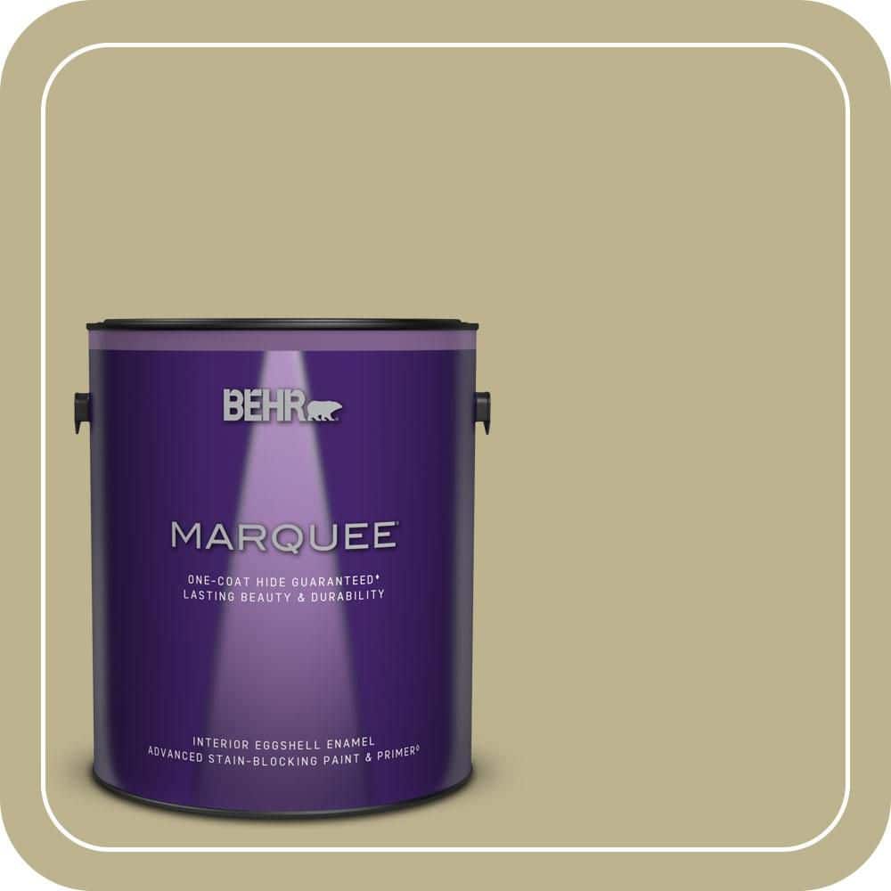 BEHR MARQUEE 1 gal. #PPU9-10 Wasabi Powder Eggshell Enamel Interior Paint & Primer