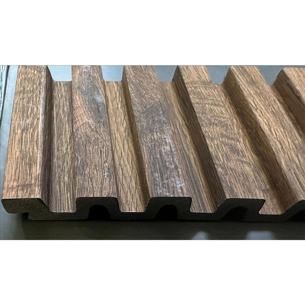 FROM PLAIN TO BEAUTIFUL IN HOURS Medium Slats 1/2 in. x 0.79 ft. x 7.88 ft. Walnut Glue-Up Foam Wood Slat Walls (10-Pack)/62.25 sq. ft. (3)