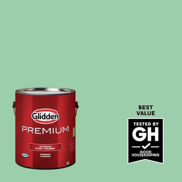 Glidden Premium 1 gal. PPG1226-4 Heath Green Eggshell Interior Latex Paint (2)