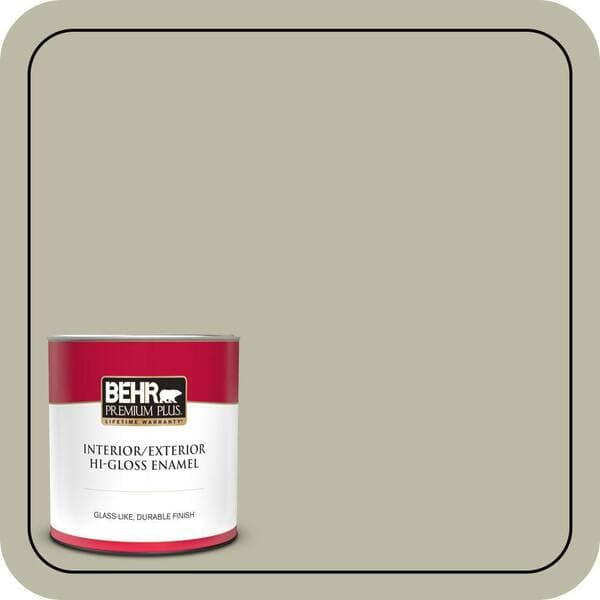 BEHR PREMIUM PLUS #400F-4 Restful Enamel Low Odor & Primer (4)