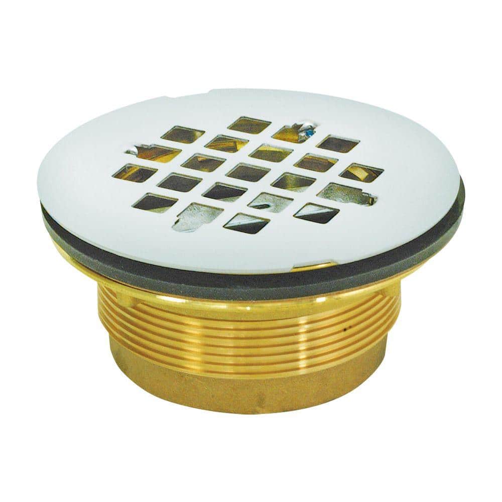 EZ-FLO 2 in. Brass IPS No-Caulk Shower Drain (1)
