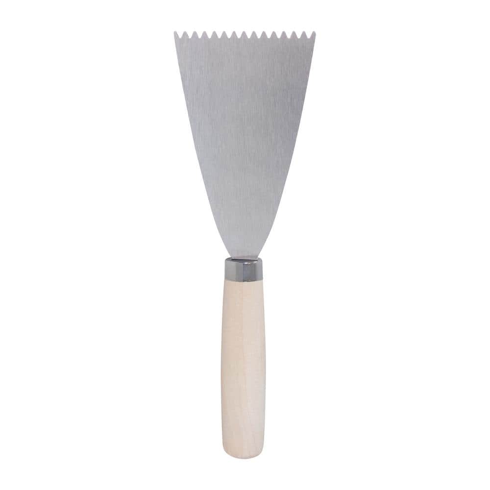 ROBERTS 3/16 in. x 5/32 in. V-Notch Cove Base Adhesive Spreader (4)