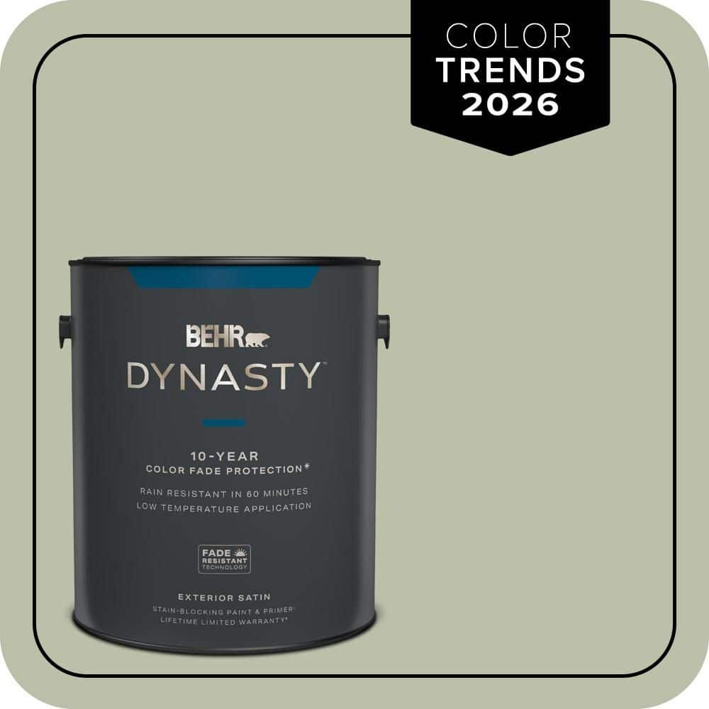 BEHR DYNASTY 1 gal. #S380-3 Urban Nature Satin Enamel Exterior Stain-Blocking Paint & Primer