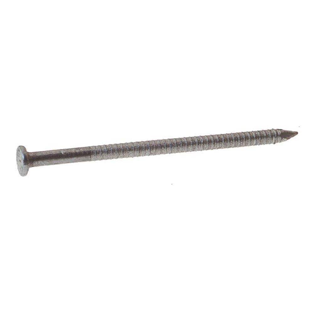 Grip-Rite 2-1/2 in. x 10-1/4-Gauge 8-penny Bright Steel Ring-Shank Common Nails 1 lb. Box (2)