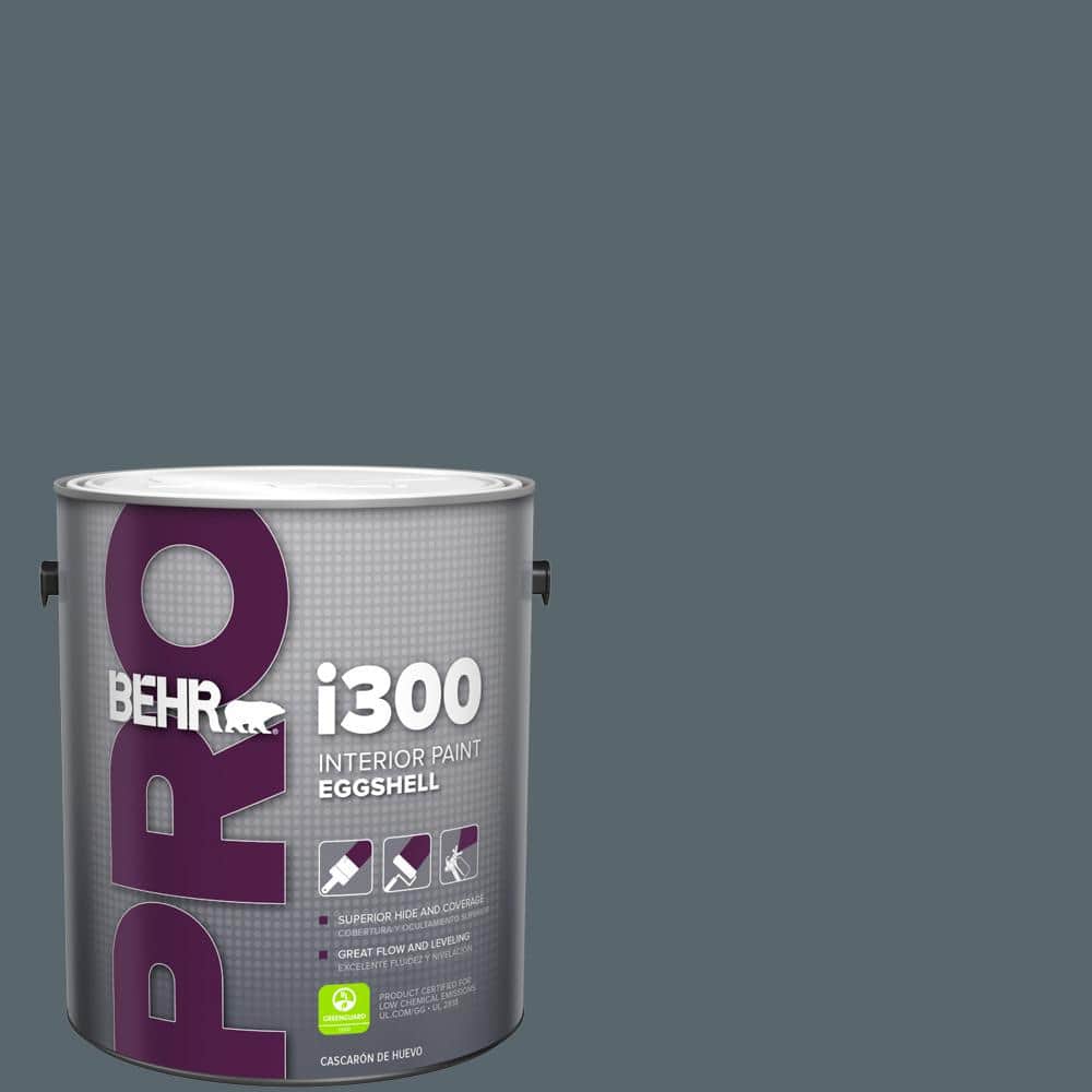 BEHR PRO 1 gal. #N470-6 Whale Gray Eggshell Interior Paint (1)