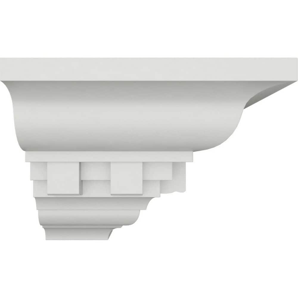 Ekena Millwork 2-3/4 in. x 2-3/4 in. x 2-3/4 in. Urethane Outside Corner Moulding (Matches Moulding MLD02X02X03DE) (2)