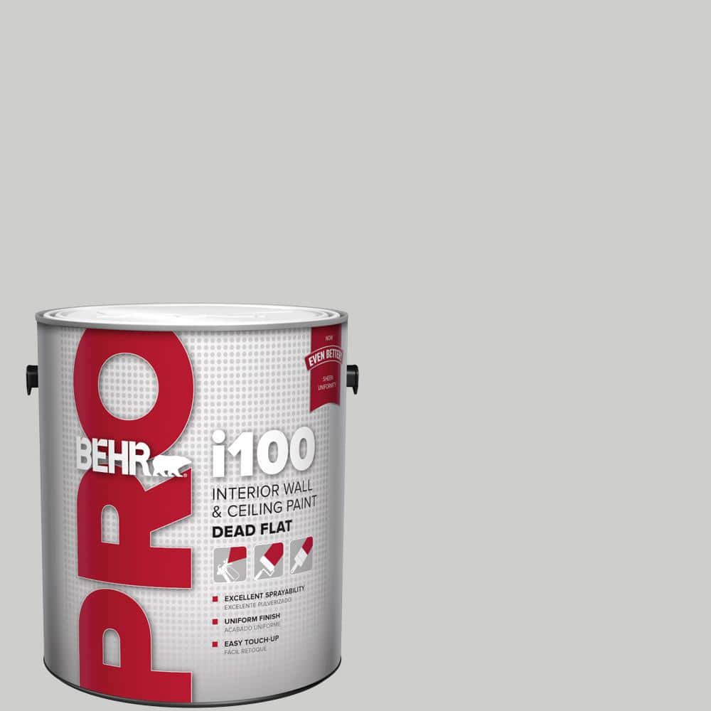 BEHR PRO 1 gal. #PPL-64 Pewter Vase Dead Flat Interior Paint