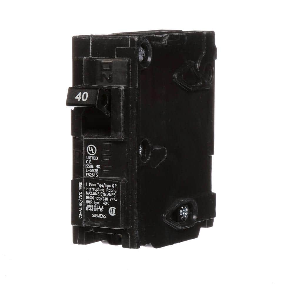 Siemens 40 Amp Single-Pole Type QP Circuit Breaker